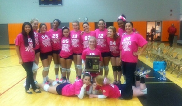 Jones College Prep Volleyball   Volley For The Cure 2011 T-Shirt Photo